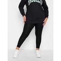 Yours Curve Plus Size 2 Pack  Soft Touch Stretch Leggings