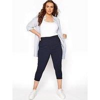 Bengaline Cropped Pull On Trousers