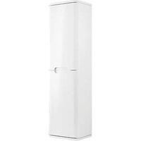 Curve Tall Unit White Gloss 350 x 250 x 1200mm (368PJ)