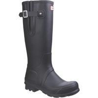 Hunter Unisex Adults Side Adjustable Rain Boot, Black, 10 UK Wide