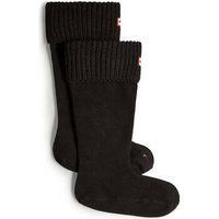 HUNTER Womens Tall Cardigan Welly Socks Apparel Black Large
