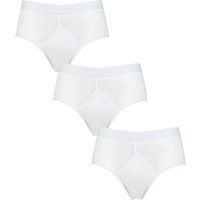 Pringle Men/'s Cotton High Rise Briefs Pack of 3 White L