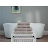 Essentials Collection 4-Piece 100% Cotton 450 Gsm Quick Dry Towel Bale &Ndash; Pebble