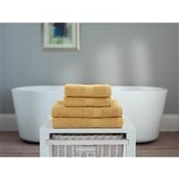 Essentials Collection 4Piece 100% Cotton 450 Gsm Quick Dry Towel Bale  Light Grey