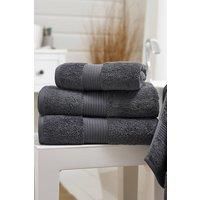 Deyongs Bliss Towel Pima Cotton 650gsm - Carbon Facecloth