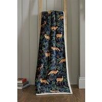 Deyongs Fox And Deer Sherpa Throw