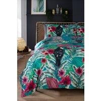 Toucan Lake Count Cotton Reversible Duvet Cover Set
