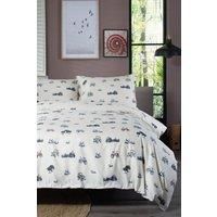 Deyongs On The Land Easycare Cotton Rich Reversible Duvet Cover Set (King)