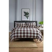 Deyongs Stewart Dress Tartan Printed 100% Cotton Brushed Duvet Cover Set (Double)