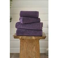 Sanremo 100% Combed Cotton Soft Absorbent Towels, 700gsm, BCI Cotton, Multiple Colors & Sizes, Bath, Hand, Face Towels - Machine Washable, Tumble Dry [Bath Towel-Purple]