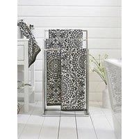 The Lyndon Company Lacy Connection 100% Cotton 550gsm Hand Towel, Bath Towel, Sheet Towel - Absorbent, Soft, Durable, Quick-Dry, Hotel Quality, Bathroom Essentials, Luxury Towels - BLUE