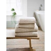The Lyndon Company Linwood Premium Towels Ultra Soft 700GSM 100% Cotton, Soft & Absorbent in Light Beige | Size: Hand Towel