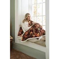 Deyongs Heated Sherpa Throw - Mushrooms 140X180Cm