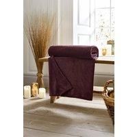 Deyongs Snuggle Touch Solid Colour Plain Throws, 140 x 180cm Soft Fleece Blanket