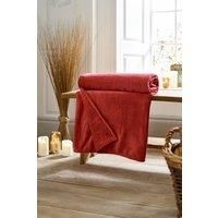 Deyongs Snuggle Touch Solid Colour Plain Throws, 140 x 180cm Soft Fleece Blanket
