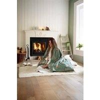 Deyongs Highland Fell Heated Throw 140x180cm | Stag Print Electric Blanket | Luxury 500gsm Printed Coco Fleece & 300gsm Reverse | Machine Washable Heated Throw | British Design