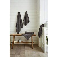 Deyongs Northmoor 100% Cotton Luxury Towels â€“ Super Soft & Absorbent in Charcoal | Size: Face Towel x 4