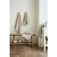 Deyongs Northmoor 100% Cotton Luxury Towels â€“ Super Soft & Absorbent in Stone | Size: Bath Sheet