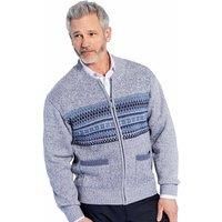 Mens Tootal Horizontal Jacquard Zipper Cardigan by Tootal