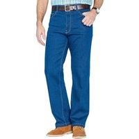 Pegasus Men's Stonewash Finish Denim Jeans in Stretch Fabric in Blue | Size: 42S