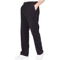Chums Men's Polar Fleece Jogging Bottoms in Black | Size: 52R