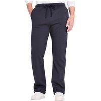 Pegasus Men's Warm & Cozy Sherpa-Lined Knitted Jogging Bottoms in Navy | Size: 36R