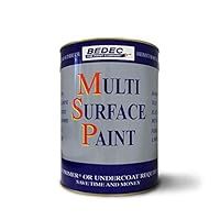Bedec Multi Surface Paint Soft Matt Anthracite Grey 750ml