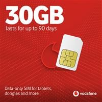 Vodafone 30GB Pay As You Go Data Only Sim Card