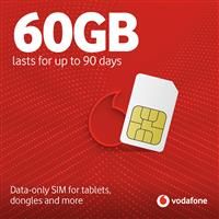 Vodafone 60GB Pay As You Go Data Only Sim Card