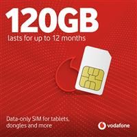 Vodafone 120GB Pay As You Go Data Only Sim Card
