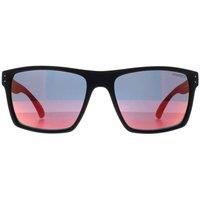Superdry Men's Square Matte Black Volcanic Mountain Orange Red Mirror Kobe