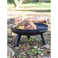 La Hacienda Pittsburgh Small Firepit, Oiled Steel