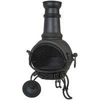 La Hacienda Murcia 35in Outdoor Chimenea Black
