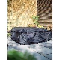 La Hacienda Premium Firepit Cover Extra Wide, Black
