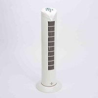 32" Tower Fan Oscillating Timer Cooling 3 Speed White Powerful 45W Motor