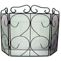 Inglenook Scroll Design Fireplace Guard