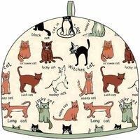 100% Cotton Cat Print Tea Cosy