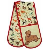Highlands FAITHFUL FRIEND DOG DESIGN DOUBLE OVEN GLOVES/MITT