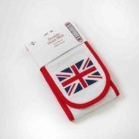 Highlands Kings Coronation Union Jack Design Cotton Pot Double Oven Glove