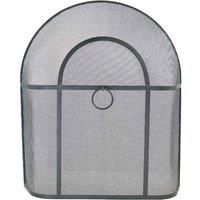 Inglenook_Fireside Spark Guard With Ring H28 X W24 Inch, Black