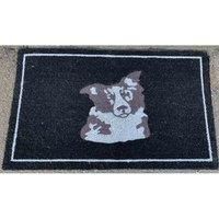 Natural Coir Door Mats Collie Sheep Dog Non Slip Back 45 X 75cm CLEARANCE OFFER