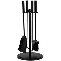 Inglenook Round Base Basic Black Companion Set