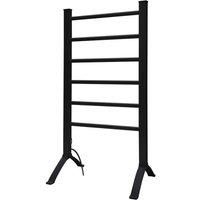 Highlands_Homeware Heated Towel Rail - Black, Black