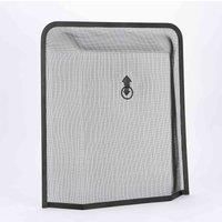 Inglenook Square Fireplace Guard Black