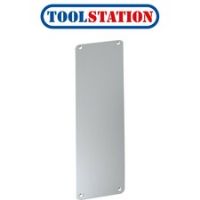 Radius Corner Finger Plate Stainless Steel