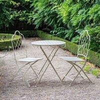 Ascalon Design Avalon Three Piece Bistro Set In Cream