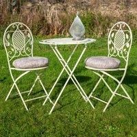 Ascalon Chloe Bistro Set 3 Piece - Cream