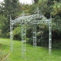 Ascalon Design Square Cream Pavilion With Leaves