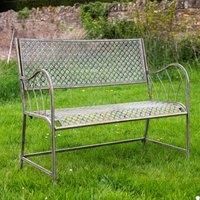 Ascalon Design Marlborough Antique Bench, Blue