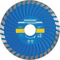Turbo Wave Diamond Blade 115 x 22.23mm Castellated Continuous Rim